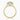 Cushion Moissanite 18K Yellow Gold Original Halo Ring