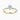Oval Moissanite 18K Yellow Gold Hidden Halo Shoulder Set Ring
