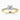 Princess Lab Diamond 18K Yellow Gold Openset Pavé Shoulder Set Ring