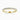 18K Yellow Gold 2.25mm Round Brilliant Moissanite Channel Set Three Quarter Eternity Ring