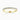 18K Yellow Gold 2.75mm Round Brilliant Moissanite Channel Set Half Eternity Ring