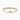 18K Yellow Gold 2.00mm Round Brilliant Moissanite Channel Set Half Eternity Ring