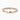 18K Rose Gold 2.00mm Round Brilliant Moissanite Channel Set Three Quarter Eternity Ring