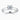 Princess Lab Diamond 18K White Gold Openset Solitaire Ring