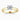Princess Lab Diamond 18K Yellow Gold Openset Solitaire Ring