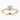 Asscher Lab Diamond 18K Yellow Gold Classic Wedift Ring