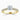 Asscher Lab Diamond 18K Yellow Gold Openset Pavé Ring