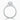 Heart Lab Diamond 18K White Gold Classic Wedfit Cutdown Shoulder Set Ring