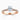 Oval Lab Diamond 18K Rose Gold Tapered Pavé Shoulder Set Ring