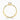 Oval Moissanite 18K Yellow Gold Knife Edge Shoulder Set Ring