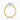 Oval Lab & Baguette Diamond 18K Yellow Gold Three Stone Ring