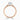 Pear Moissanite 18K Rose Gold Tapered Pavé Shoulder Set Ring