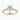 Pear Lab Diamond 18K Yellow Gold Classic Wedfit Cutdown Shoulder Set Ring