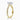 Pear Moissanite 18K Yellow Gold Tapered Pavé Shoulder Set Ring