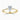 Pear Moissanite 18K Yellow Gold Vortex Shoulder Set Ring