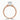 Princess Lab Diamond 18K Rose Gold Classic Wedfit Cutdown Shoulder Set Ring
