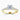 Princess Lab Diamond 18K Yellow Gold Princess Shoulder Set Ring