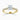 Radiant Moissanite 18K Yellow Gold Openset Pavé Shoulder Set Ring