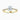 Radiant Moissanite 18K Yellow Gold Tapered Pavé Shoulder Set Ring