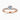 Round Lab Diamond 18K Rose Gold Triple Pavé Shoulder Set Ring