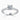 Round Moissanite 18K White Gold Classic Wedfit Solitaire Ring