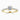 Round Lab Diamond 18K Yellow Gold Basket Cutdown Shoulder Set Ring