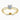 Round Lab Diamond 18K Yellow Gold Basket Set Solitaire Ring