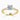 Round Moissanite 18K Yellow Gold Classic Wedfit Solitaire Ring