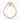 Cushion Moissanite 18K Yellow Gold Classic Plain Halo Ring