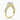 Round Moissanite 18K Yellow Gold Halo Split Shoulder Set Ring