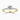 Round Lab Diamond 18K Yellow Gold Hidden Halo Shoulder Set Ring
