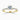 Round Moissanite 18K Yellow Gold Hidden Halo Shoulder Set Ring