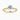 Round Lab Diamond 18K Yellow Gold Hidden Halo Solitaire Ring
