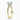 Round Moissanite 18K Yellow Gold Openset Pavé Shoulder Set Ring