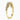 Round Lab Diamond 18K Yellow Gold Rubover Milgrain Shoulder Set Ring