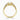 Round Lab Diamond 18K Yellow Gold Rubover Milgrain Shoulder Set Ring