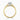 Round Lab Diamond 18K Yellow Gold Set Lotus Solitaire Ring