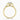 Round Moissanite 18K Yellow Gold Vintage Pavé Halo Shoulder Set Ring