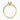 Round Lab Diamond 18K Yellow Gold Vortex Shoulder Set Ring