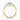 Round Lab & Pear Diamond 18K Yellow Gold Three Stone Ring