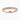 18K Rose Gold 2.50mm Round Brilliant Moissanite Pavé Set Half Eternity Ring
