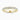 18K Yellow Gold 3.50mm Round Brilliant Lab Diamond Pavé Set Three Quarter Eternity Ring