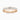 18K Rose Gold 2.75mm Princess Cut Moissanite Channel Set Half Eternity Ring