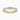 18K Rose Gold 3.00mm Princess Cut Lab Diamond Channel Set Three Quarter Eternity Ring