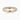 18K Rose Gold 2.75mm Round Brilliant Moissanite Channel Set Full Eternity Ring