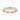 18K Rose Gold 2.50mm Princess Cut Lab Diamond Channel Set Half Eternity Ring