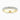 18K Yellow Gold 3.25mm Round Brilliant Moissanite Cutdown Set Half Eternity Ring