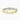 18K Yellow Gold 3.50mm Princess Cut Lab Diamond Channel Set Half Eternity Ring