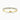 18K Yellow Gold 2.00mm Round Brilliant Lab Diamond Channel Set Half Eternity Ring