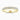 18K Yellow Gold 3.50mm Round Brilliant Moissanite Pavé Set Half Eternity Ring